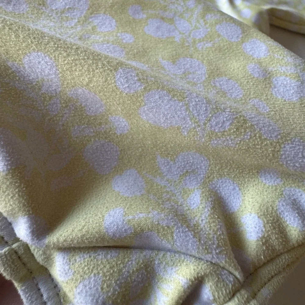 MINNOW Girls Citron Blossom Rashguard One Piece sz 3/4 - Picture 7 of 11